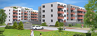 EKOSPOL dokončil hrubou stavbu dalších 187 bytů